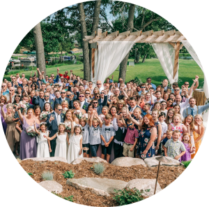 Live-Scribing at a celebration event with Shutterbunny Live Illustration