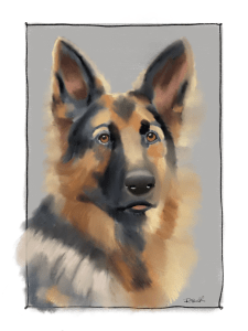 Studio assistant to the illustrator.